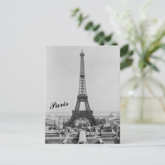 Eiffel Tower Foto Briefkaart (Staand voorkant)