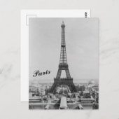 Eiffel Tower  Foto Briefkaart (Voorkant / Achterkant)
