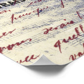 Eiffel Tower France Art Poster (Hoek)