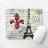Eiffel Tower France Mousepad Muismat (Met muis)