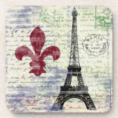 Eiffel Tower France Onderzetters (Voorkant)