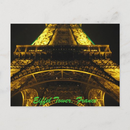 Eiffel Tower, France Postcard Briefkaart (Voorkant)