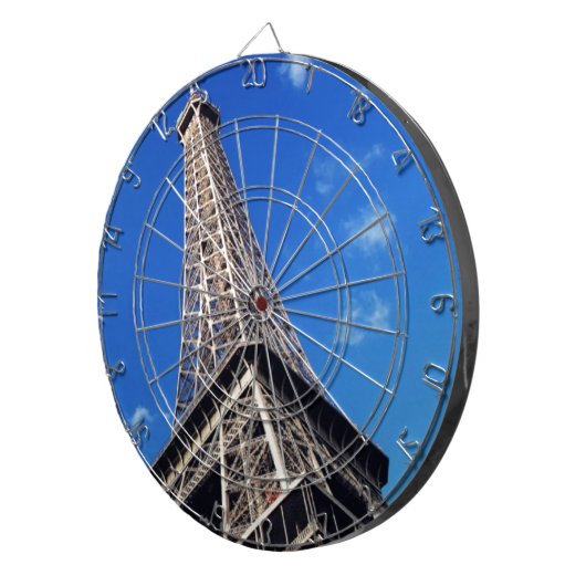 Eiffel Tower France Travel Photography Dartbord (Voorkant Rechts)