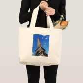 Eiffel Tower France Travel Photography Grote Tote Bag (Voorkant (product))