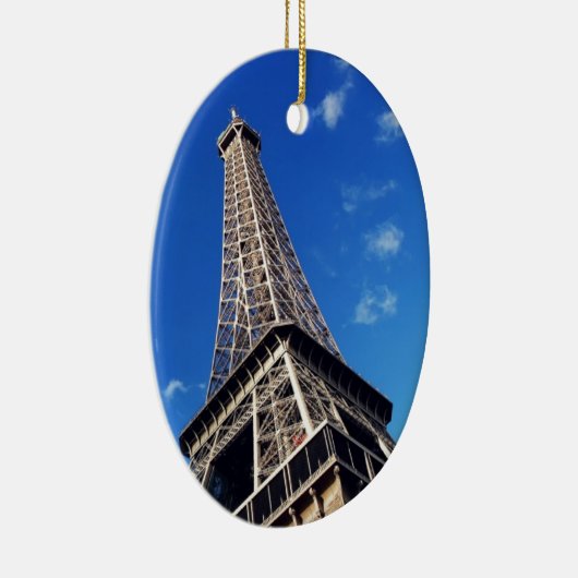 Eiffel Tower France Travel Photography Keramisch Ornament (Rechts)