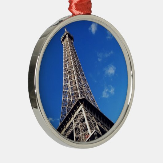 Eiffel Tower France Travel Photography Metalen Ornament (Rechts)