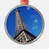 Eiffel Tower France Travel Photography Metalen Ornament (Voorkant)