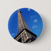 Eiffel Tower France Travel Photography Ronde Button 5,7 Cm (Voorkant)