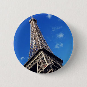 Eiffel Tower France Travel Photography Ronde Button 5,7 Cm