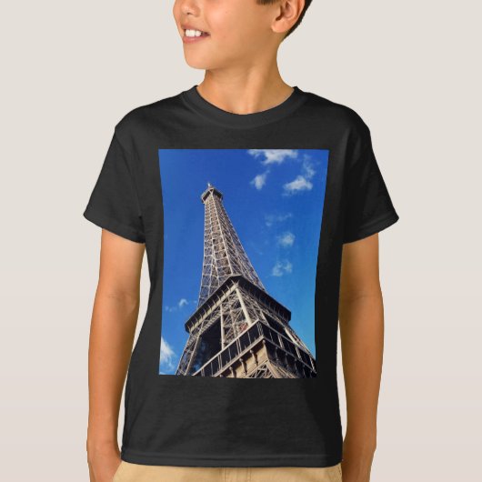 Eiffel Tower France Travel Photography T-shirt (Voorkant)