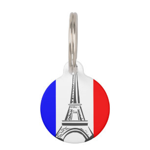Eiffel Tower Frankrijk Huisdierpenning