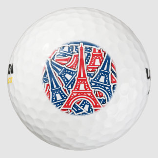 Eiffel Tower, Frankrijk Pattern Golfballen