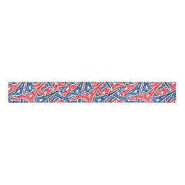 Eiffel Tower, Frankrijk Pattern Grosgrain Lint
