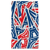 Eiffel Tower, Frankrijk Pattern Klein Cadeauzakje (Achterkant)