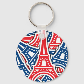 Eiffel Tower, Frankrijk Pattern Sleutelhanger