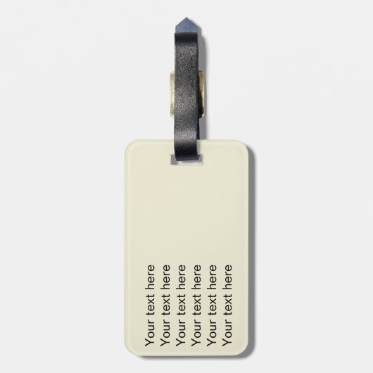 Eiffel Tower  Frans Bagagelabel (Achterkant verticaal)