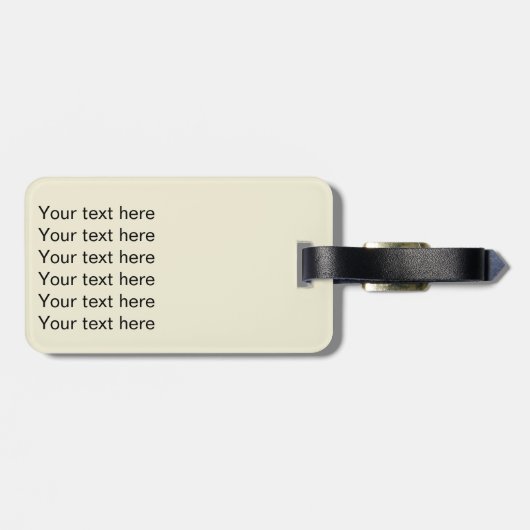 Eiffel Tower  Frans Bagagelabel (Achterkant horizontaal)