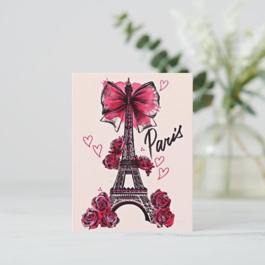 Eiffel Tower  Frans Briefkaart (Staand voorkant)