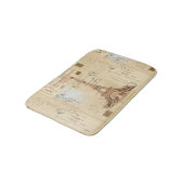 Eiffel Tower  Frans Briefkaart Bathmat Badmat (Gekanteld)