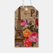 Eiffel Tower  Frans Cadeaulabel (Voorkant)