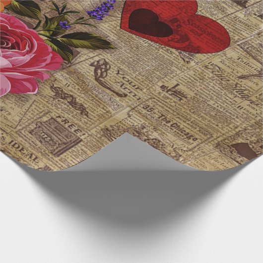 Eiffel Tower Frans Cadeaupapier (Hoek)