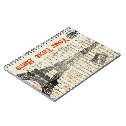 Eiffel Tower  Franse laptop Notitieboek (Linkerzijde)