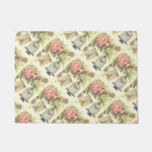 Eiffel Tower Franse Vintage Parijs Deurmat (Voorkant)