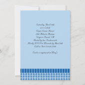 Eiffel Tower French Bridal Shower Kaart (Achterkant)