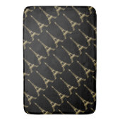 Eiffel Tower French Theme Bath Mat (Voorkant Verticaal)