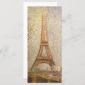 Eiffel Tower, gemaakt door Georges Seurat,  Kunst (Voorkant / Achterkant)
