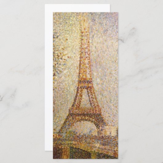 Eiffel Tower, gemaakt door Georges Seurat, Kunst (Voorkant / Achterkant)