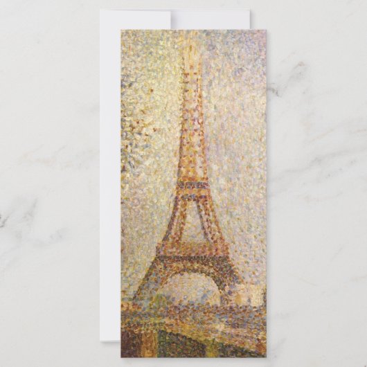 Eiffel Tower, gemaakt door Georges Seurat,  Kunst (Voorkant)