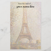 Eiffel Tower, gemaakt door Georges Seurat,  Kunst Briefpapier (Voorkant)