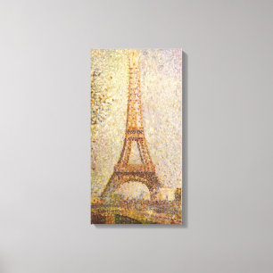 Eiffel Tower, gemaakt door Georges Seurat,  Kunst Canvas Afdruk