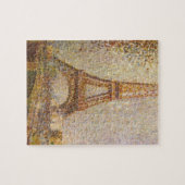 Eiffel Tower, gemaakt door Georges Seurat, Kunst Legpuzzel (Horizontaal)