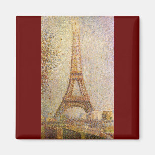 Eiffel Tower, gemaakt door Georges Seurat,  Kunst Magneet