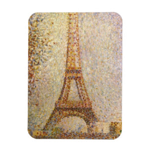Eiffel Tower, gemaakt door Georges Seurat,  Kunst Magneet