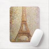 Eiffel Tower, gemaakt door Georges Seurat,  Kunst Muismat (Met muis)