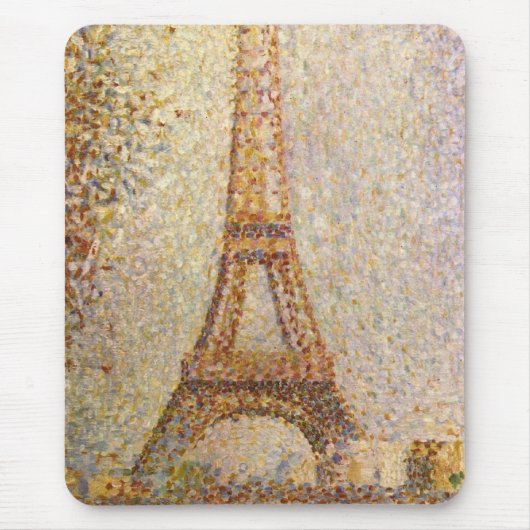 Eiffel Tower, gemaakt door Georges Seurat,  Kunst Muismat (Voorkant)