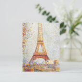 Eiffel Tower Georges Pierre Seurat Briefkaart (Staand voorkant)