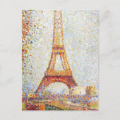 Eiffel Tower Georges Pierre Seurat Briefkaart (Voorkant)