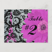 Eiffel Tower Gerber Table Number Kaarten (Voorkant)