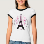 Eiffel Tower Grafisch ontwerpshirt T-shirt (Voorkant)