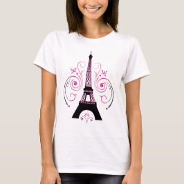 Eiffel Tower Grafisch ontwerpshirt T-shirt
