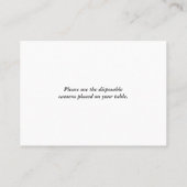Eiffel Tower & Green Scroll Reception Table cards Plaatskaartje (Achterkant)