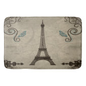 Eiffel Tower Grunge Bath Mat (Voorkant)