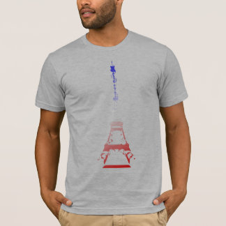 Eiffel Tower Grunge T-shirt