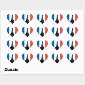 Eiffel Tower Heart Sticker (Vel)
