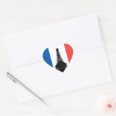 Eiffel Tower Heart Sticker (Envelop)