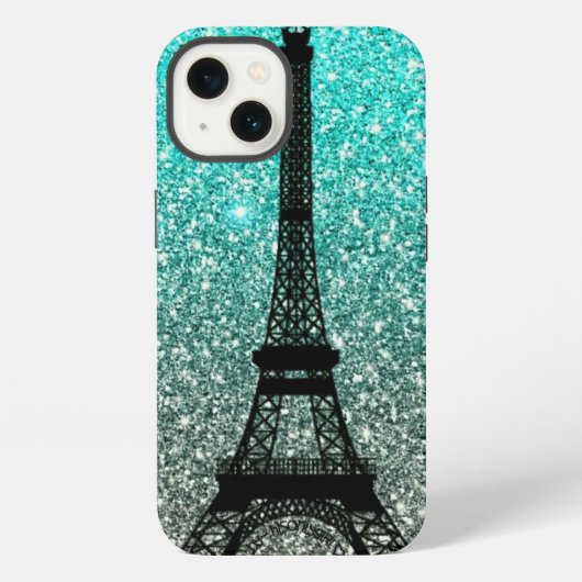 Eiffel Tower Hoesje-Mate iPhone Case Hoesje (Achterkant)